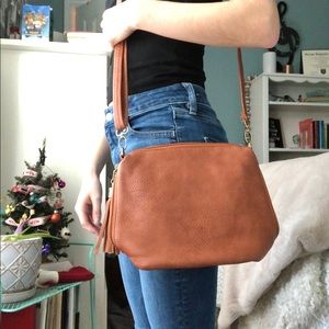 Camel Cross Body Purse